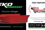 NextGen EkoStinger fuel savings test results